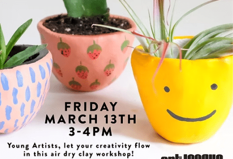 Air Dry Clay Workshop with Linda Southard - Child Friendly - Free