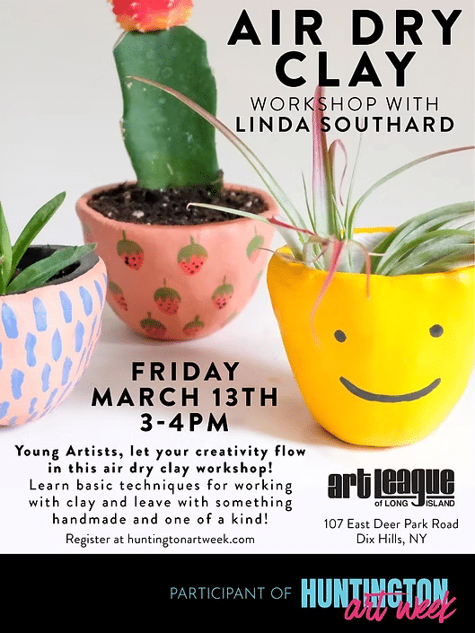 Air Dry Clay Workshop with Linda Southard - Child Friendly - Free
