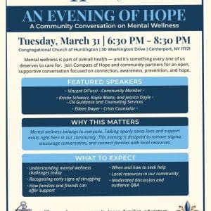An Evening of Hope - Community Conversation on Mental Wellness - Free