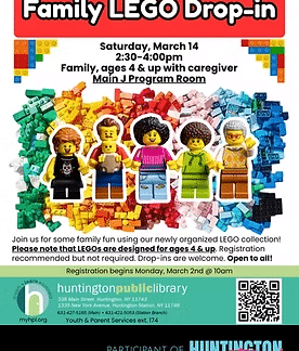Family LEGO Drop In (ages 4 & up with Caregiver) - Free