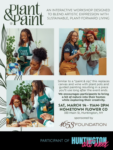 Plant and Paint - Hometown Flower Co - Free