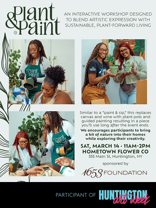 Plant and Paint - Hometown Flower Co - Free