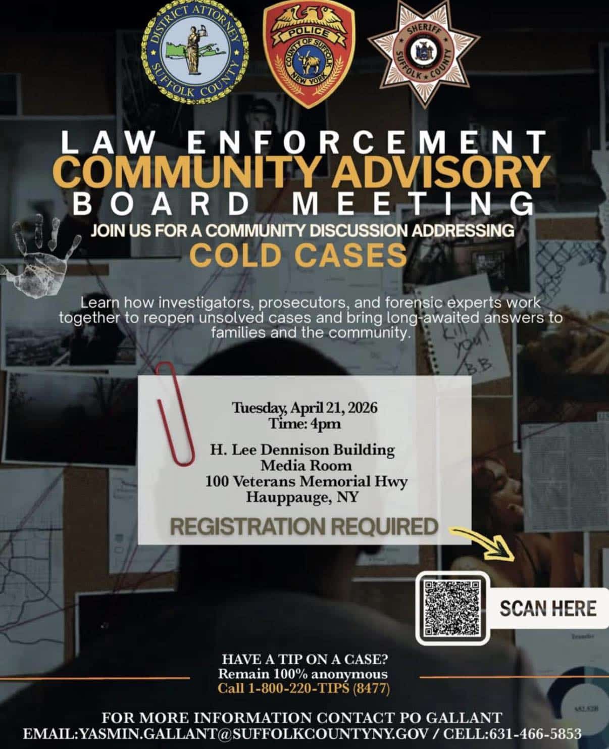 Law Enforcement Community Board Meeting - Free