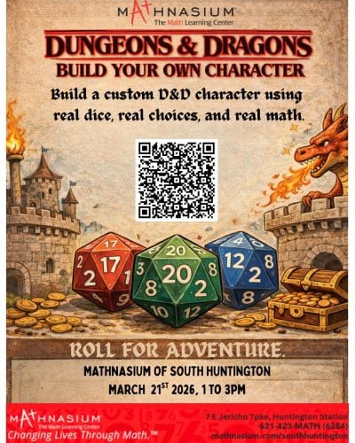 Mathnasium: Dungeons and Dragons, Build Your Own Character - FREE