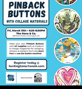 Make Your Own Pinback Buttons with Collage Materials - Free