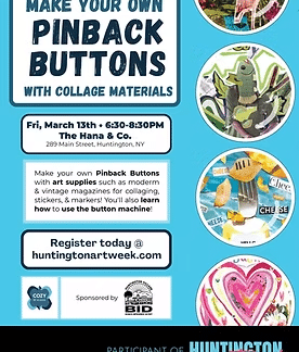 Make Your Own Pinback Buttons with Collage Materials - Free