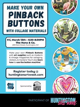 Make Your Own Pinback Buttons with Collage Materials - Free