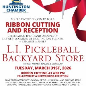 L.I. Pickleball Backyard Store Ribbon Cutting