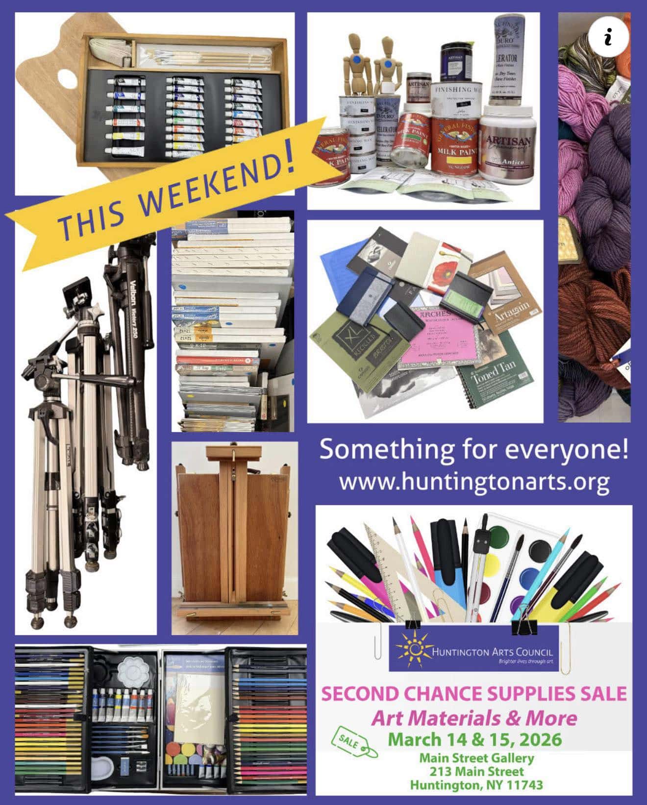 Second Chance Supplies Sale - Art Materials and More - Free