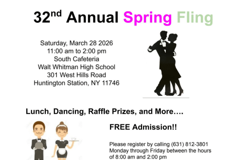 REGISTRATION DEADLINE: WWHS Senior Citizen Spring Fling - FREE