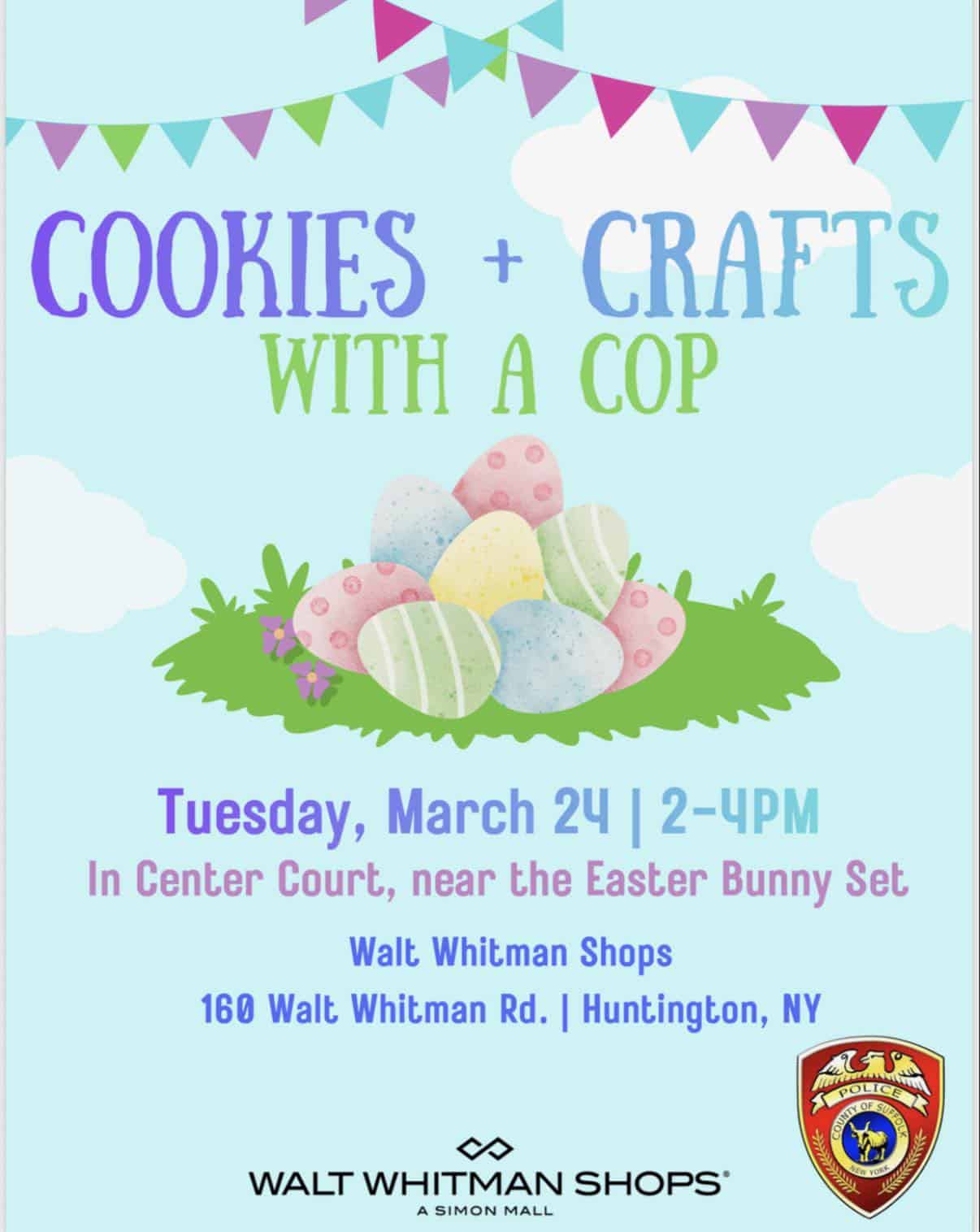 Cookies and Crafts with a Cop - Free
