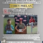 Tri-Village Baseball Field Dedication in honor of Corey Phelan