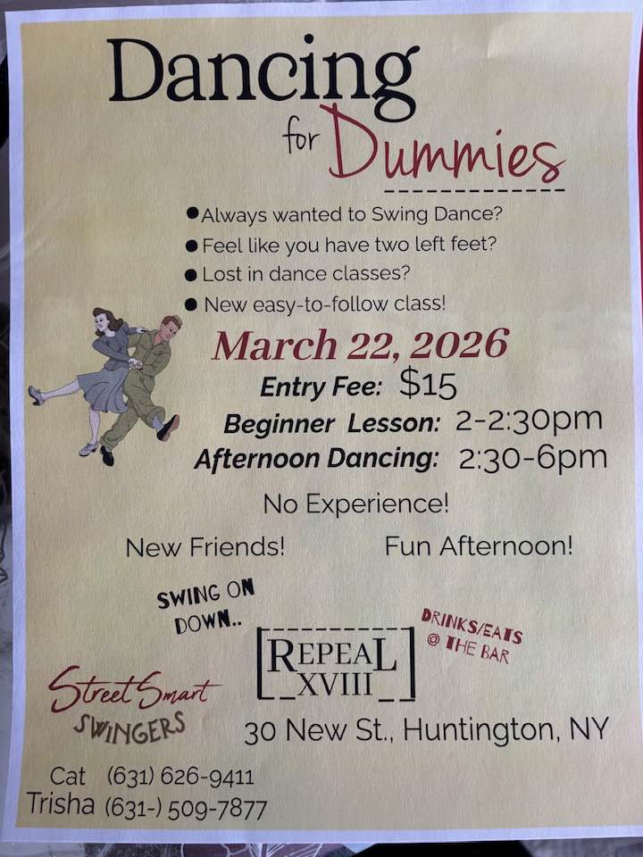 Swing Dancing for Dummies and Afternoon of Dance