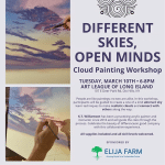 Different Minds, Open Skies - Cloud Painting Workshop - Free