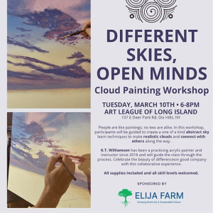 Different Minds, Open Skies - Cloud Painting Workshop - Free