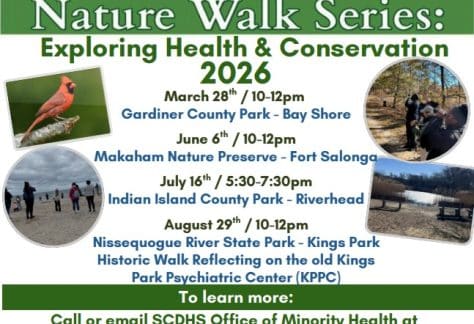Suffolk County Department of Health Services Nature Walk Series - Free