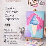 Creative Ice Cream Canvas Experience