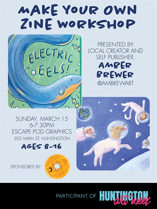 Make Your Own Zine Comic - Free - Ages 8-16