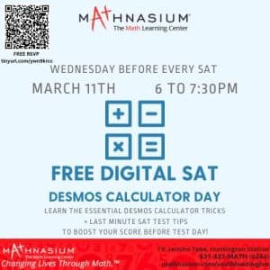 DESMOS Calculator Day - Free - Mathnasuim of South Huntington