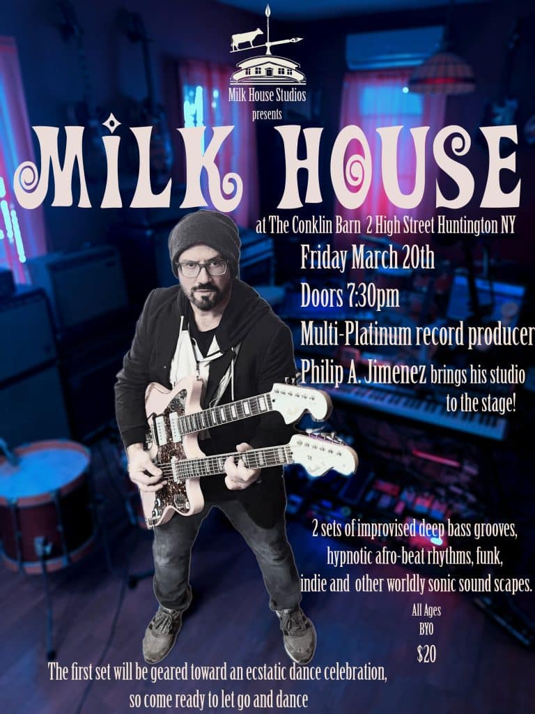 Milk House - An improvised world music/dancing event!