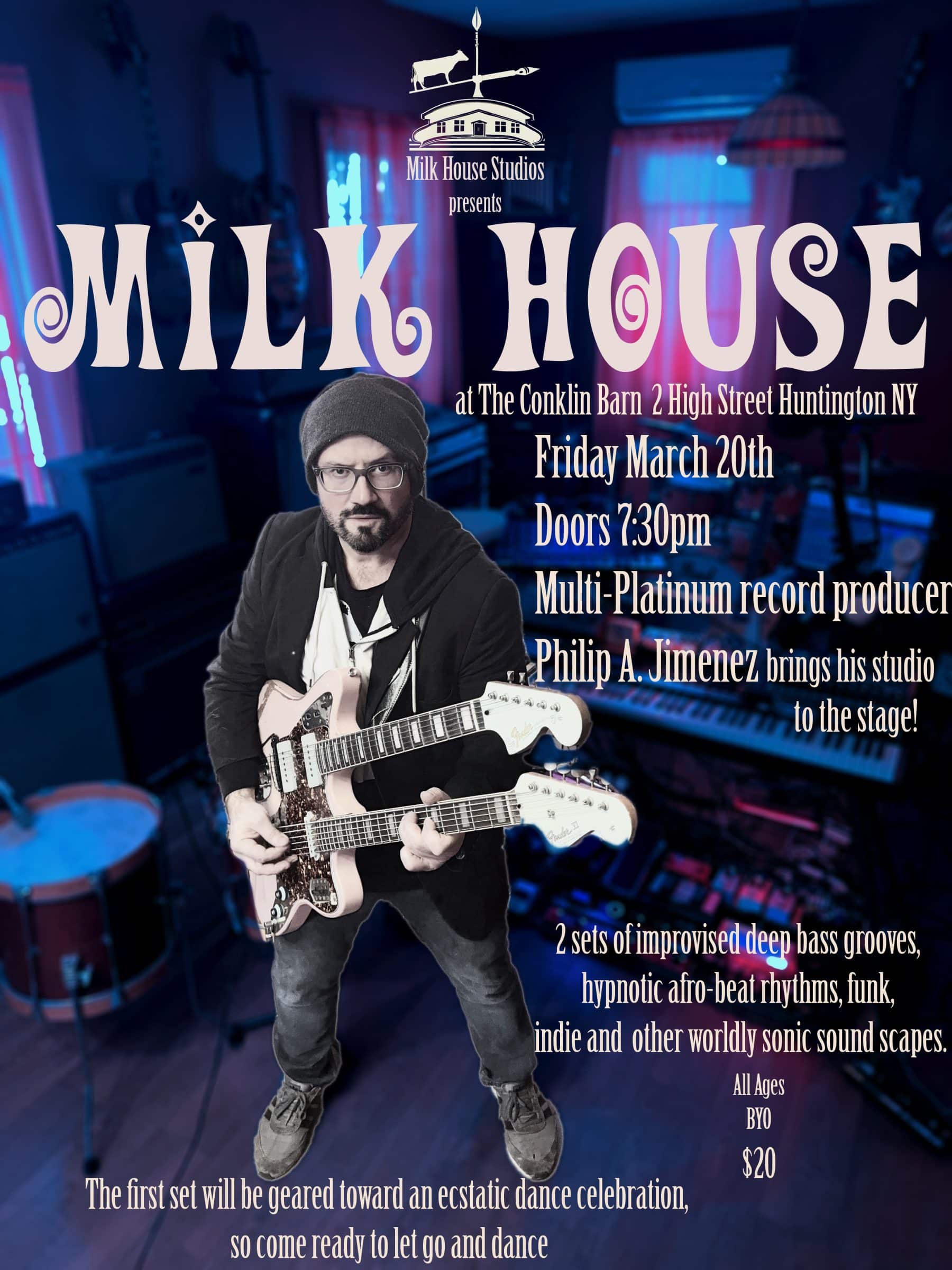 Milk House - An improvised world music/dancing event!