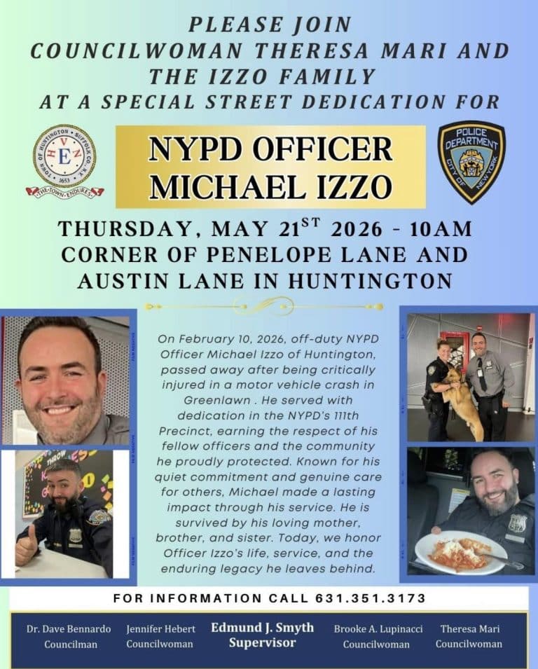 Street Dedication Honoring NYPD Officer Michael Izzo