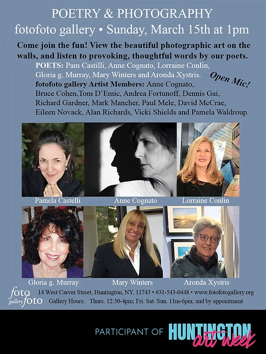 Poetry and Photography at fotofoto gallery - Free