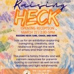 Raising Heck - Opening Reception - The Calling Bell - Free