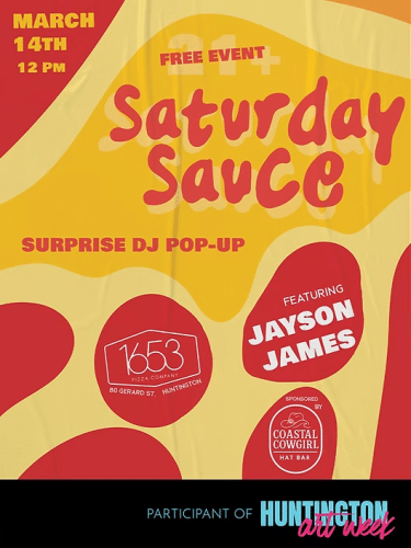 Saturday Sauce: A DJ PopUp Experience - Free