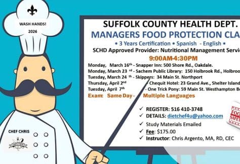 Managers Food Protection Class
