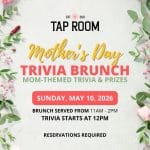Tap Room Huntington Mother's Day Brunch vertical