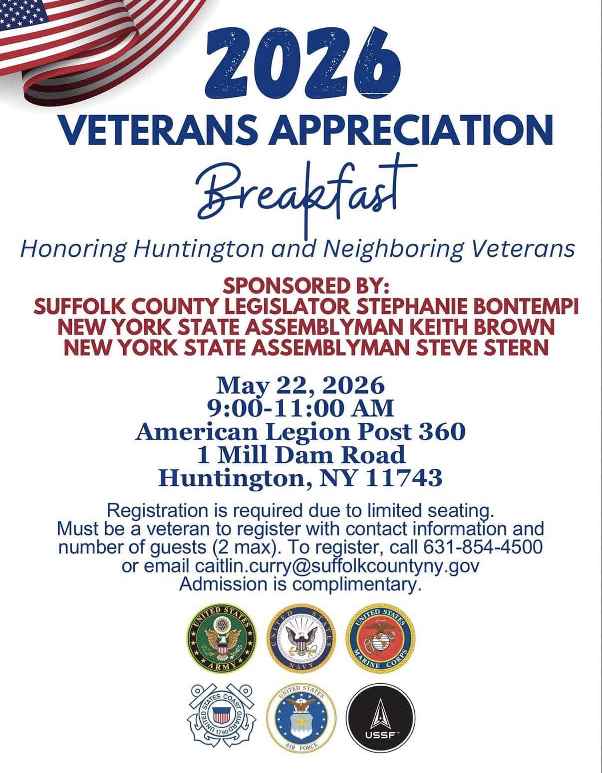 2026 Veterans Appreciation Breakfast (Free for veterans)