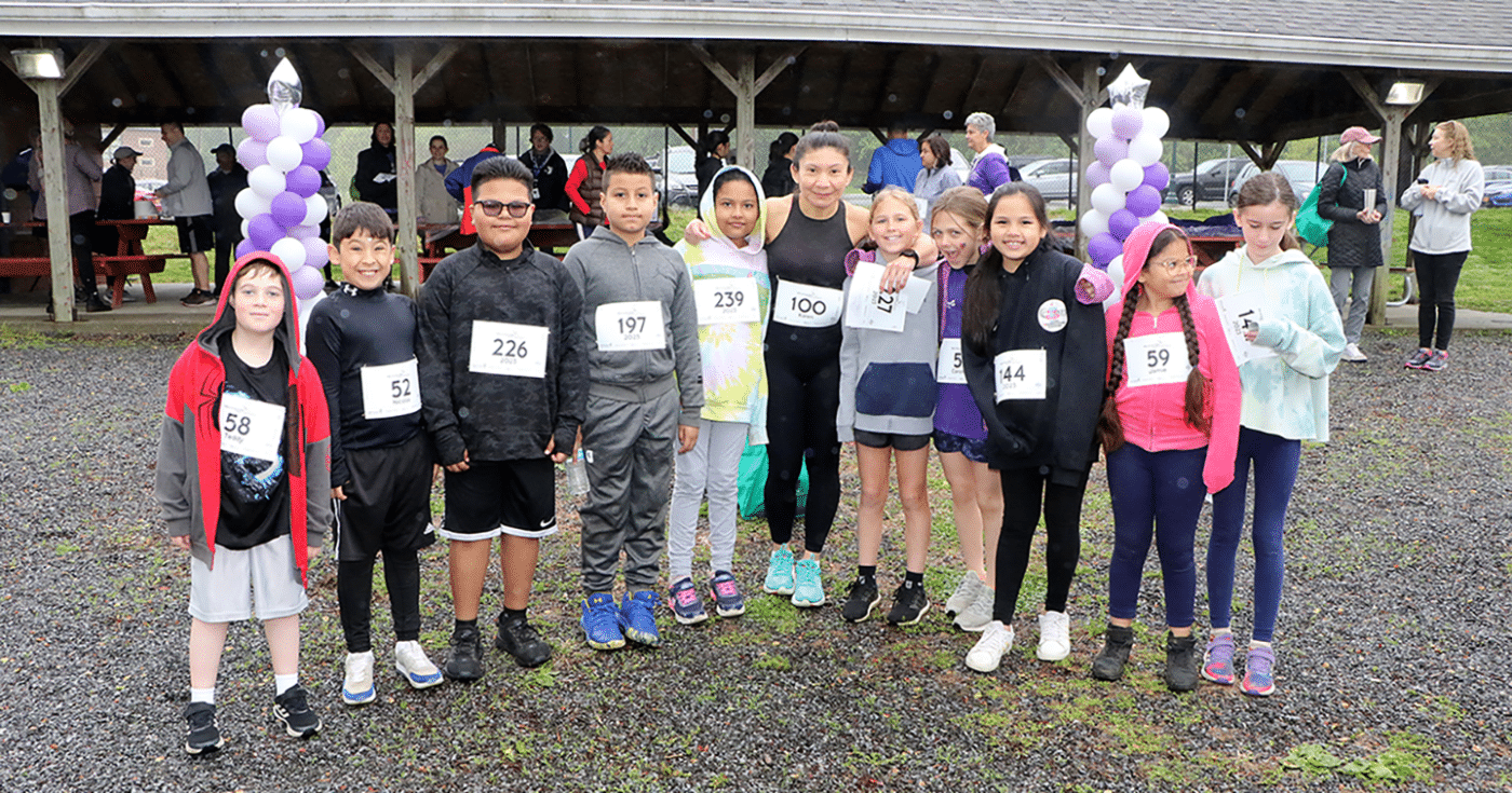 Kids Fun Run participants from the 2025 YMCA Run/Walk in Memory of Marcie Mazzola. New Route, New Traditions: YMCA Run/Walk in Memory of Marcie Mazzola Adds Kids Fun Run