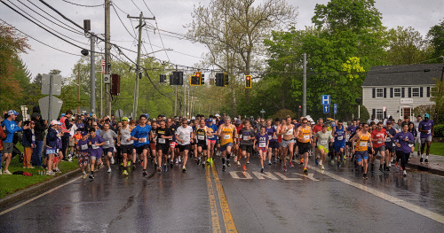 Runners during the 2025 YMCA Run/Walk in Memory of Marcie Mazzola. New Route, New Traditions: YMCA Run/Walk in Memory of Marcie Mazzola Adds Kids Fun Run