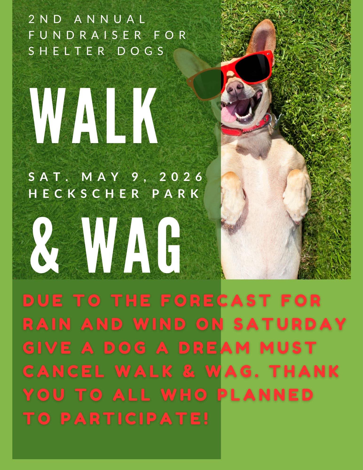 CANCELED: 2nd Annual Walk and Wag