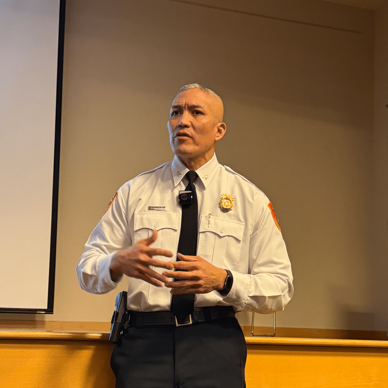 Inspector Markus Rivera. April 2026 Suffolk County Police Department 2nd Precinct Community Meeting