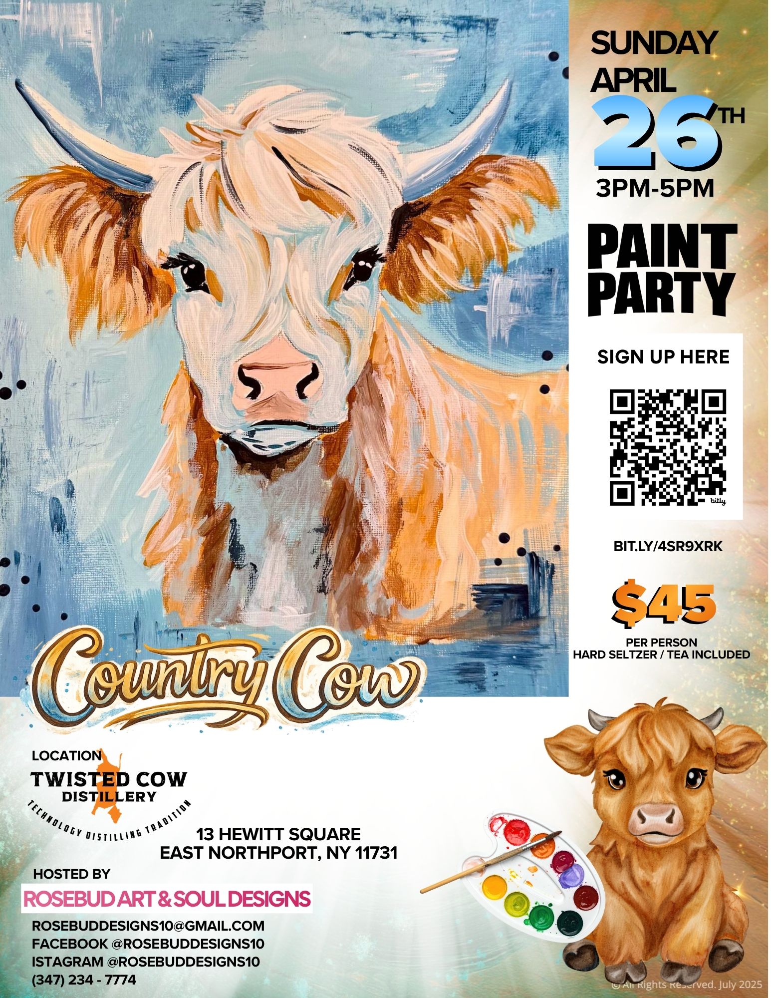 TWISTED COW DISTILLERY PAINT PARTY