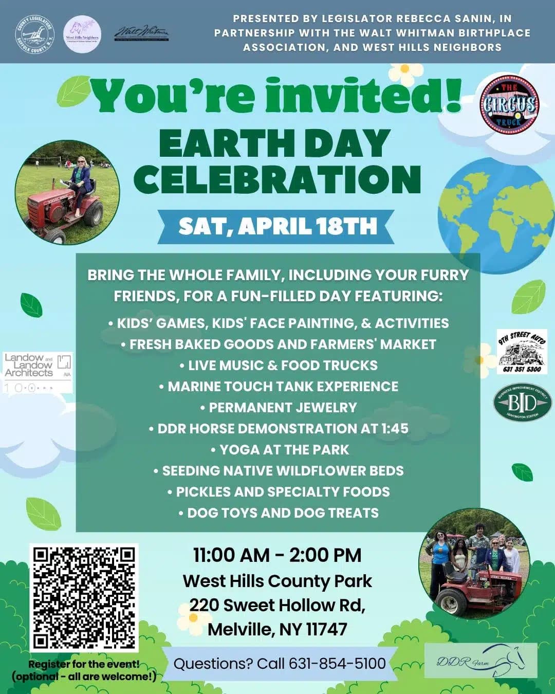 Earth Day Celebration Suffolk County West Hills Park