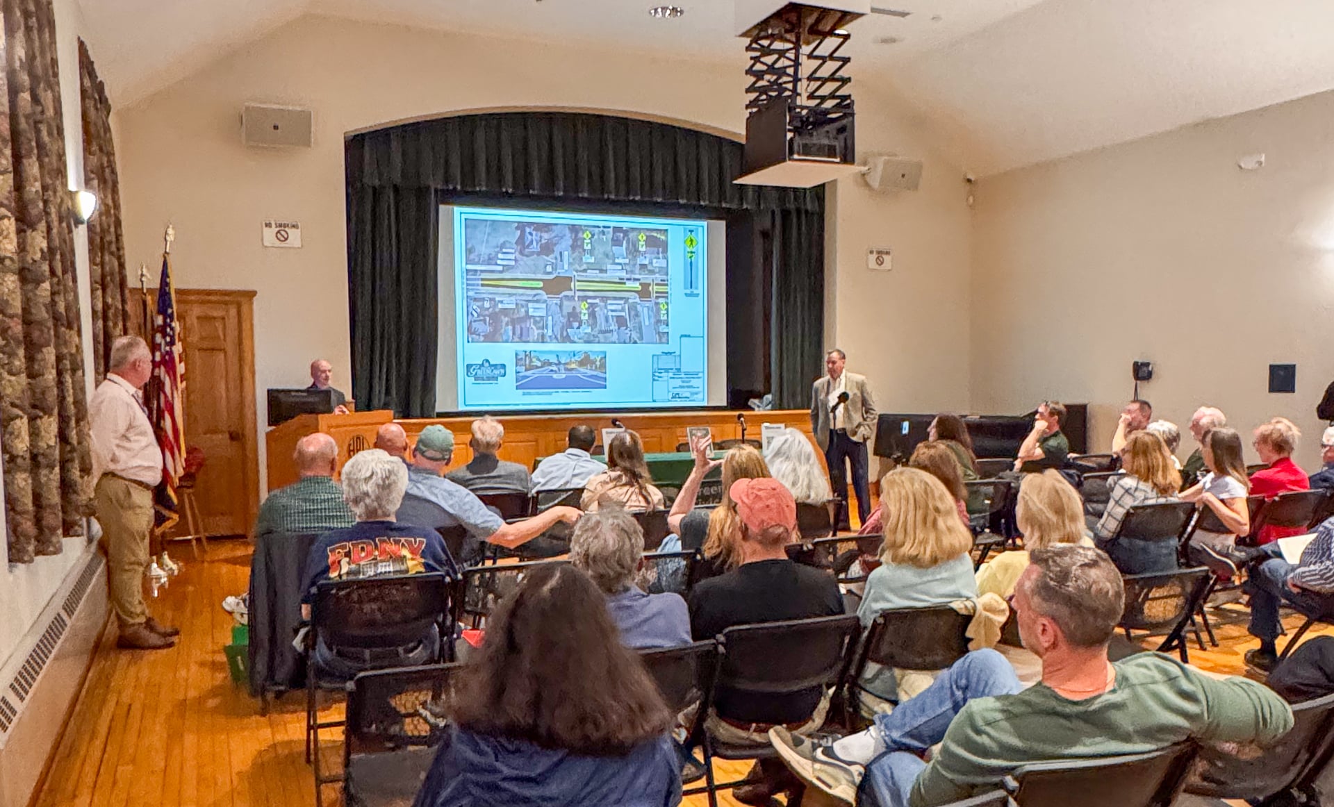 Attendees. Town, Greenlawn Civic Association Share Broadway Improvement Plans at Public Meeting