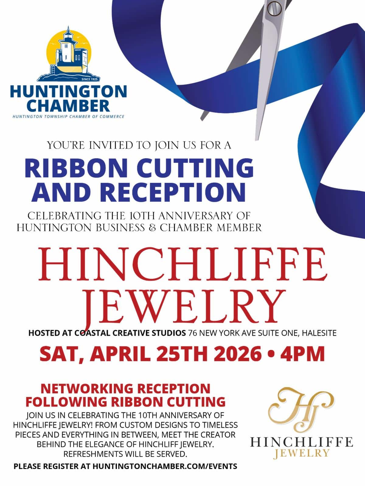 Hinchliffe Jewelry Ribbon Cutting - Free