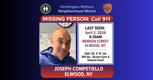 Joseph Competiello Elwood Man Missing - Suffolk County Police Department