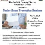 Senior Scam Prevention Seminar - Free
