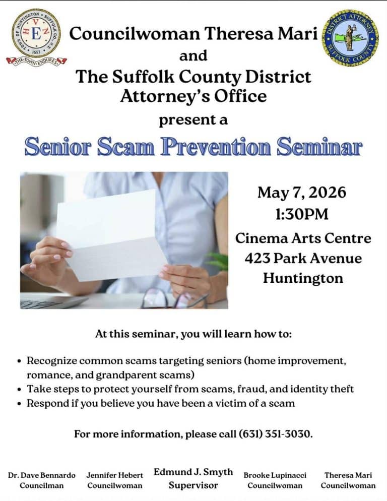 Senior Scam Prevention Seminar - Free