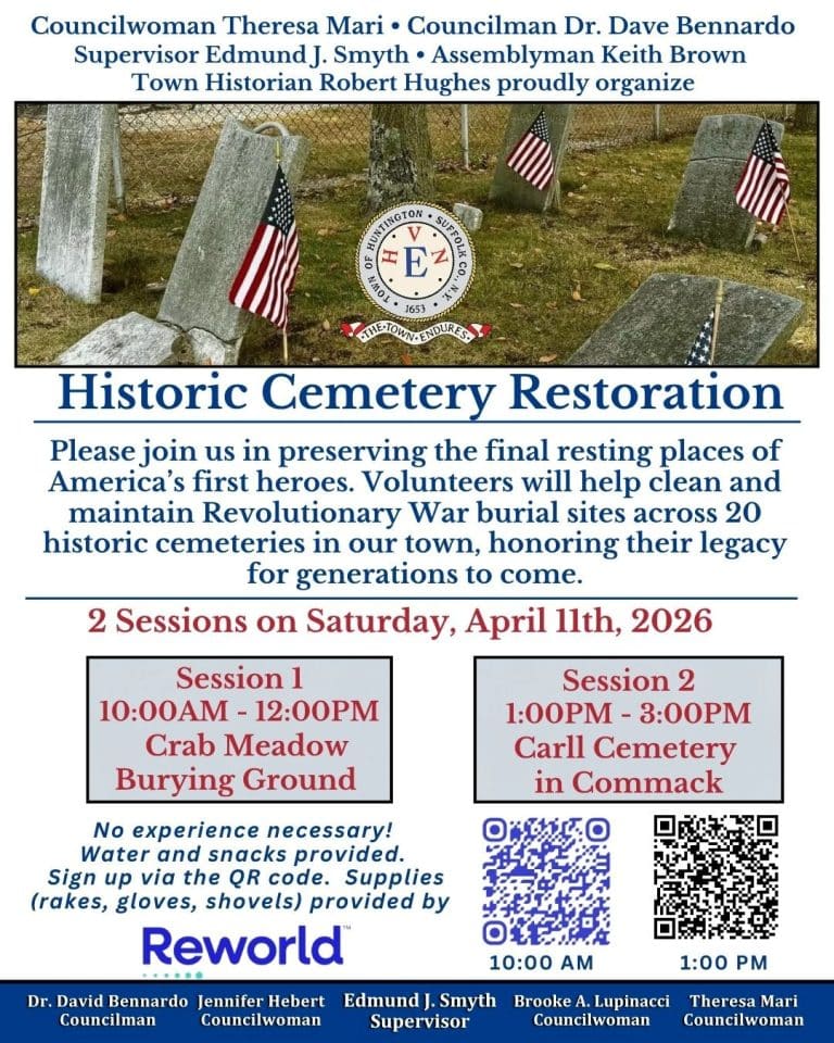 Town of Huntington Historic Cemetery Restoration