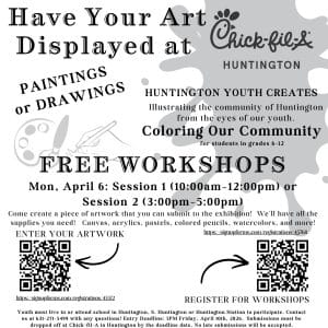 Coloring Our Community - Huntington Student Artist - Grades 6-12