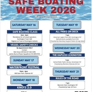 Safe Boating Week - Huntington, NY