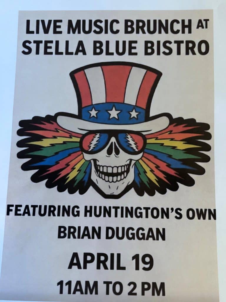 Free Live Music during Brunch at Stella Blue Bistro - Brian Duggan