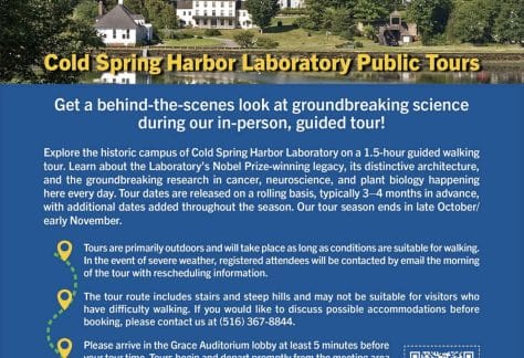 Cold Spring Harbor Laboratory Public Tour