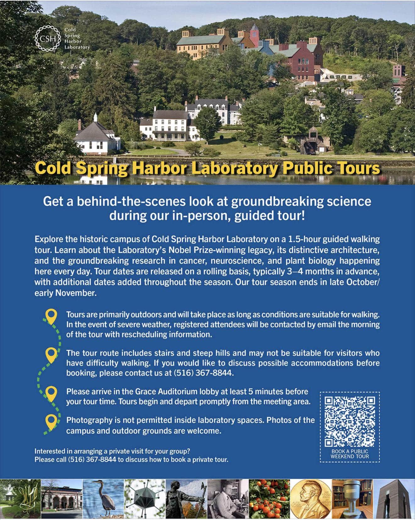 Cold Spring Harbor Laboratory Public Tour