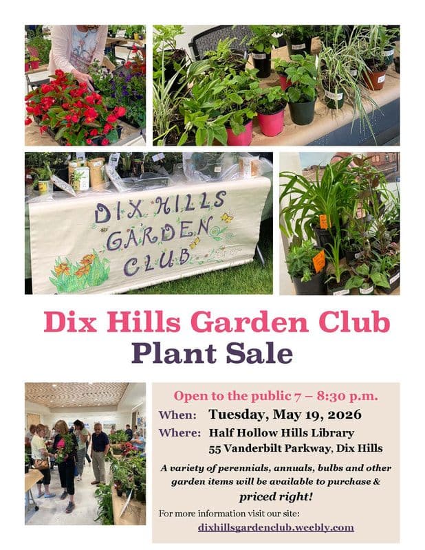 Dix Hills Garden Club Plant Sale